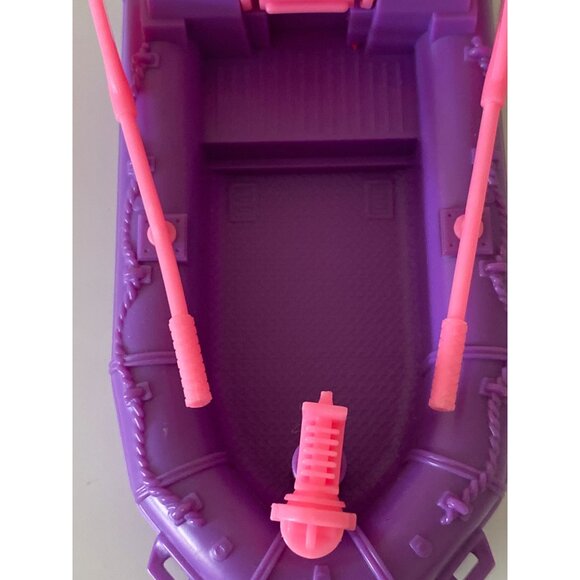 Hasbro Littlest Pet Shop LPS Purple Moped Scooter Side Car  2010 Row Boat - Picture 15 of 16